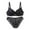 Black, variant on Women's Push up Bra and Panty Set Lace Underwire Bralettes and Briefs Suit Bralettes for Lady Lace Green 85C
