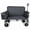 Gray, variant on 3-in-1 Folding Wagon with Bench Seat, Patent Protected, 500lbs Capacity, 9"×4" Beach Tires, Includes 1 Ice Pack
