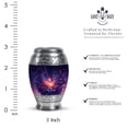 thumbnail image 2 of Butterfly Mini Funeral Urns For Adult Male - Blue Keepsake Cremation Urns For Ashes Adult Female - Pink Memorial Urn For Mom And Dad - Miniature Urn For Human Ashes For Man And Woman - 3 Inch, 2 of 7