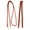 Cherry/Tan, variant on Horse Western Round Braided Leather Roper Reins Brass Burgundy 66RT08