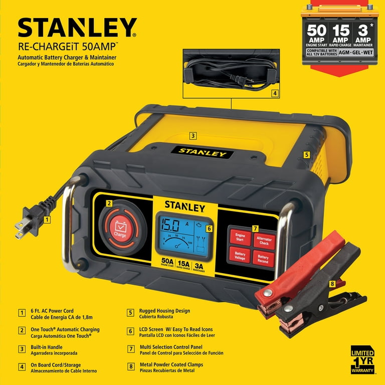 3A Fast Charger For Black Decker Power Tools Battery For Stanley