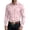 Pink, variant on DYTTDG Men's Dual Chest Pocket Lapel Western Shirt, Solid Long Sleeve Button Up Regular Fit Casual Business Work Top
