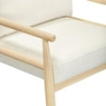 thumbnail image 4 of TOV Furniture Dixie Cream Chenille Velvet Accent Chair, 4 of 8