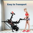 Pro Indoor Cycling Bike Stationary Home Gym Workout Bicycle with 4