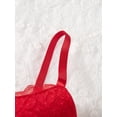 thumbnail image 3 of Plus Floral Lace Underwire Bra, 3 of 4