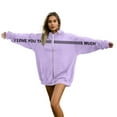 thumbnail image 3 of Youpwaven I Love You This Much Oversized Hoodies for Couples Womens Mens Long Sleeve Sweatshirt Matching Couples Pullover Sweaters Valentines Day Gifts Size S-3XL, 3 of 8