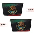 thumbnail image 2 of Mexican Flag Handbag Purse Tote Organizer Zipper Closure Cosmetic Pouch Bag For Travelling, 2 of 7