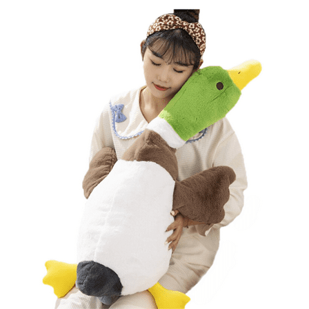 Mallard Plush Toy 29.5 Inches, Mallard Stuffed Animal for Girls and Boys, Mallard Plushie Pillow Home Decoration