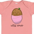 thumbnail image 4 of Inktastic Little Spud Pink Boys or Girls Baby Bodysuit, 4 of 5