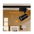 thumbnail image 3 of Cabezal De Riel Led Negro De 7 W, 3000 K Cálido,4PZ Lab.G Negro, 3 of 5