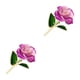thumbnail image 4 of Matsuzay Impresionantes flores de imitación rosas chapadas en oro para un encanto duradero plantas artificiales flores de plástico degradado Degradado 2piezas, 4 of 6