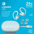 thumbnail image 5 of JLab GO AIr Sport, Sweatproof Wireless Ear Buds, True Wireless with Charging Case, Light Blue, 5 of 7