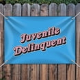 thumbnail image 3 of Juvenile Delinquent Funny Humor Home Business Office Sign, 3 of 4