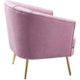 thumbnail image 4 of Furniture of America Elvie Fabric Accent Chair in Pink Lillac, 4 of 5