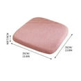 thumbnail image 3 of Chair Pads, Memory Foam, Seat Cushion Non Slip Rubber Back Thicken Chair Padding for Home Office Outdoor Seats, 3 of 5