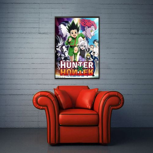 Hunter X Hunter Anime Canvas Posters, HD Impresso, Preto e Branco Comic  Wall Art, Pictures for Kids Room, Home Decor