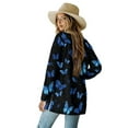 thumbnail image 3 of SCRAWLGOD Butterfly Long Sleeve Light Weight Cardigan for Women Lightweight Dressy Size M Breathable Women Jackets Fashion with Pockets for Holidays, 3 of 7