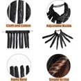 thumbnail image 4 of Rizador de pelo sin calor con diadema para mayor comodidad durante la noche, herramienta de peinado para ondas sin calor, color negro., 4 of 5