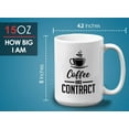 thumbnail image 6 of Realtor Coffee Mug 15oz White - Coffee And Contracts - Estate Agent Real Estate land Agent Houses Salesperson Broker, 6 of 7
