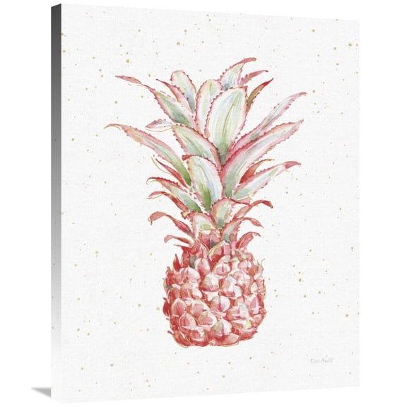 Global Gallery's 'Gracefully Pink XII' By Lisa Audit Stretched Canvas Wall Art