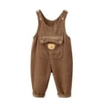 thumbnail image 1 of Kids Summer Pants,Summer Long Pants for Girls,Baby Corduroy Solid Color Versatile Overalls, 1 of 5