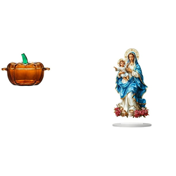 Plato de dulces,Plato de dulces de vidrio con tapa Tarro de dulces decorativo,Letrero de mesa,Decoración de escritorio acrílica Rincón festivo Decoración del hogar,Decoración de fiesta