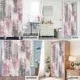thumbnail image 6 of Watercolors Pink Gray Fabric Shower Curtain Abstract Art Washable Shower Curtains for Bathroom, Waterproof Bath Curtain with Hooks Home Decor 72x84in, 6 of 8