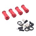 thumbnail image 1 of Vogacara RCGOFFLOW-Adaptador de pieza de actualización para coche de control remoto, montaje hexagonal de rueda fuerte de aleación de aluminio Kits de construcción modelo Rojo, 1 of 6