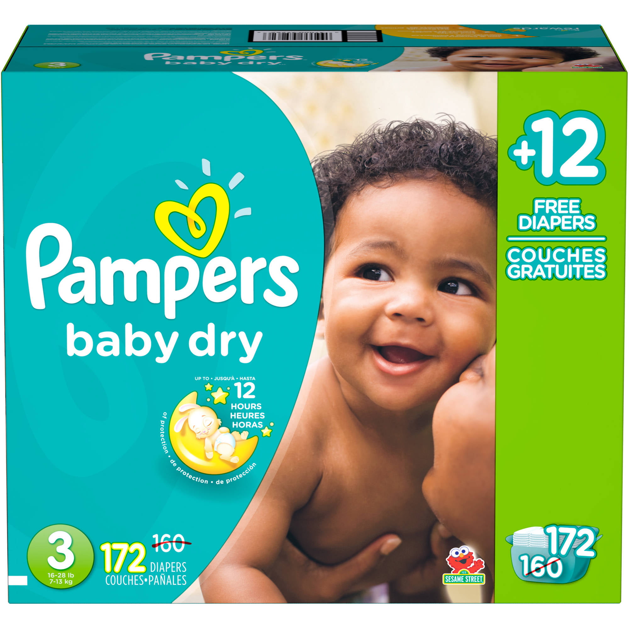 PAMPERS 6430646 à 12,47 € - Pampers Couches baby-dry taille 2 Mini