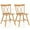 Natural, variant on Giantex Dining Chairs Set of 2, Kitchen Armless Side Chairs, Farmhouse Accent Chairs, Black