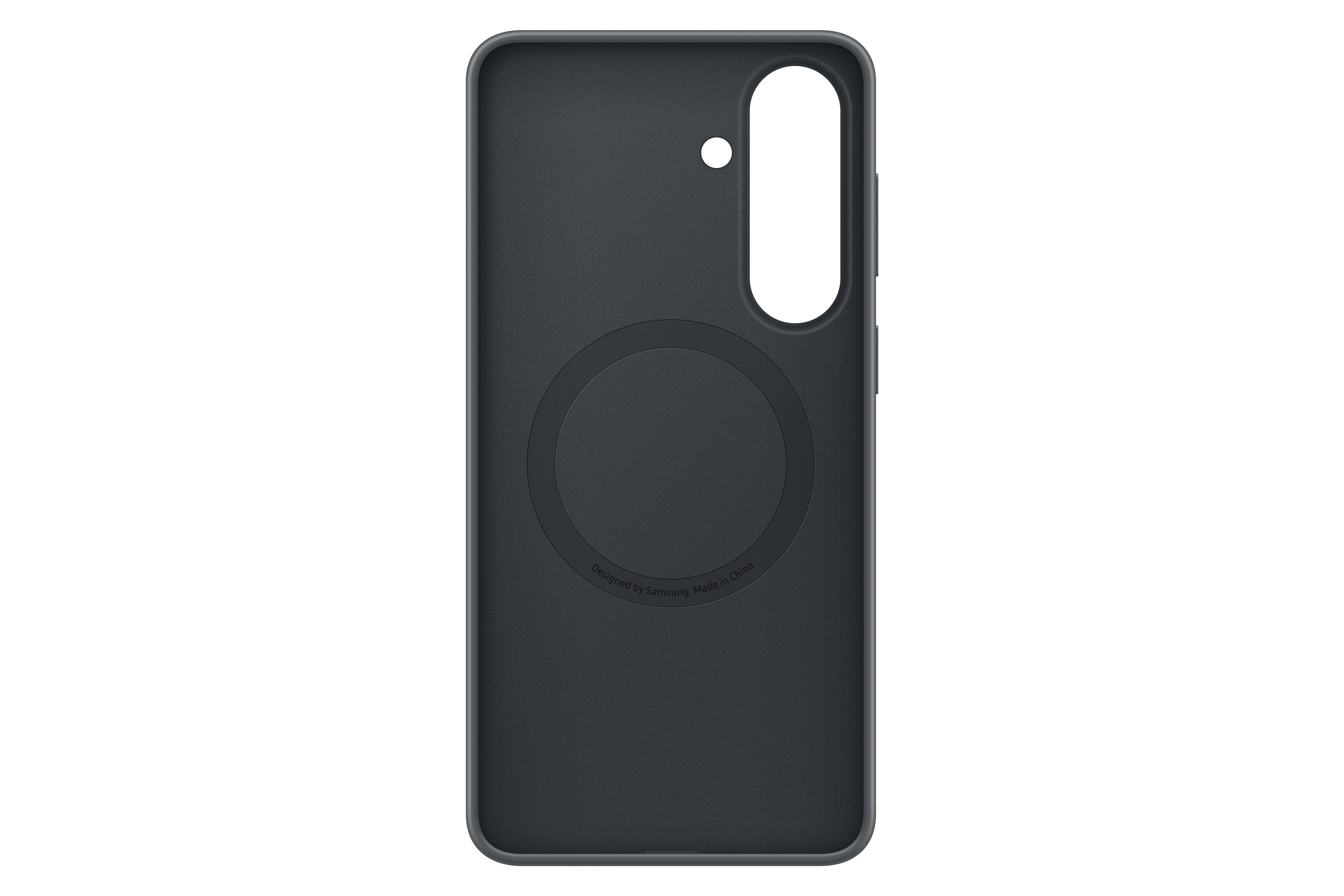 Samsung S26+ Silicone Magnet Phone Case, Black