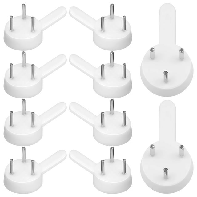 OUNONA 100 Pcs Ongles en Plastique Blanc Sans Couture pour Exposition Design