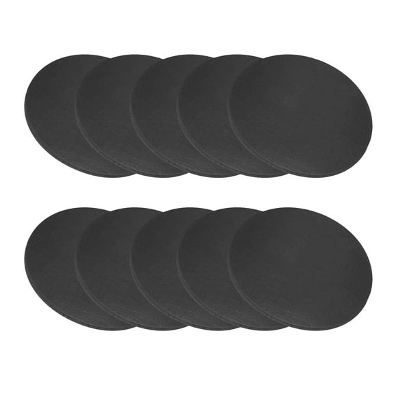 Uxcell Rubber Solid Discs Washers, 10 Pcs 70mm Dia x 1.5mm Thick Rubber Round Gasket Pad Bushings Spacer Washer for DIY Gasket Craft, Black