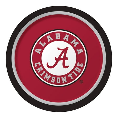 

Univ of Alabama 9 Inch Dinner Plates Pack of 8 2 packs