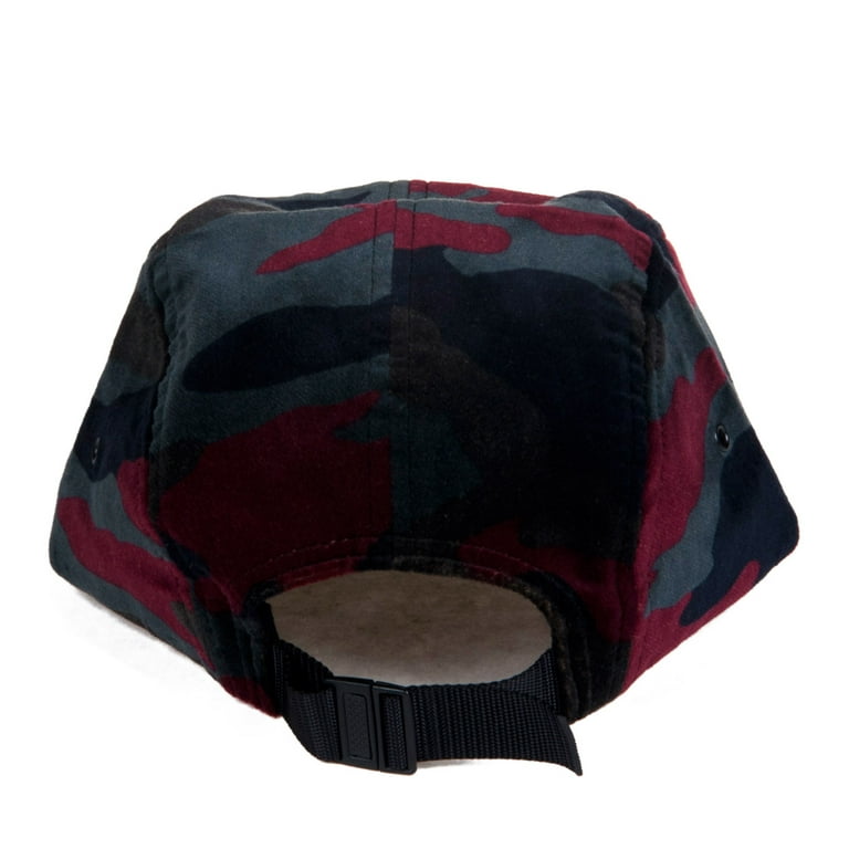 velvet pattern camp cap