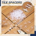 thumbnail image 4 of Uxcell 2mm 5/64 Inch Plastic Tile Spacers T Type Tiling Tools for Floor Wall Ceramic Tile, Clear 300 Pieces, 4 of 6
