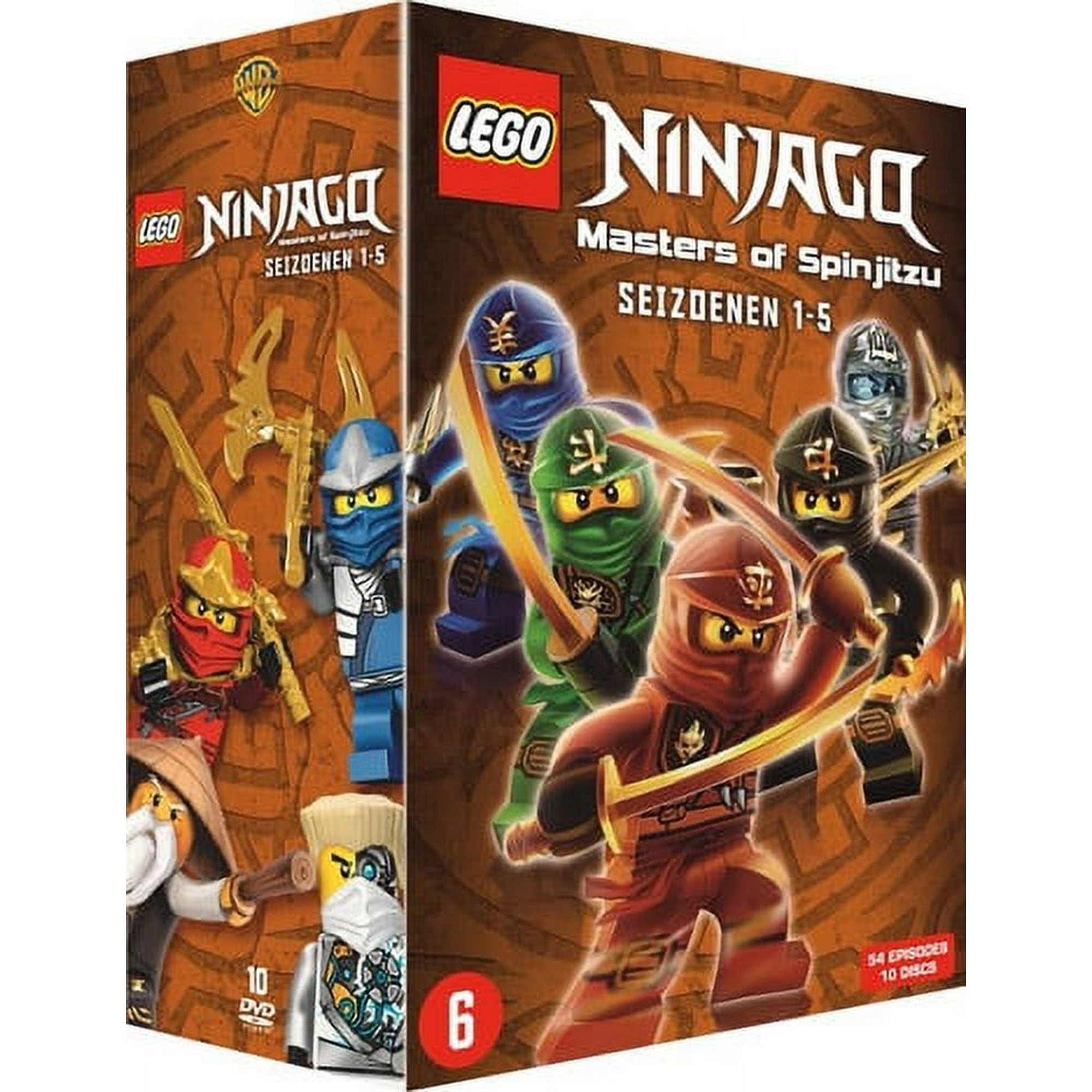 Ninjago: Masters of Spinjitzu: (Seasons 1-5) 10-DVD Boxset NON