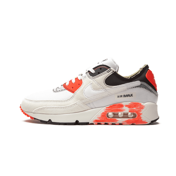 NIKE MENS Air Max 90 "Archetype - Bright Crimson" DC7856 100 from Stadium Goods