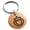 Rose, variant on Stainless Steel Crown of Hearts Engraved Small Medallion Circle Charm Keychain Keyring
