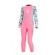thumbnail image 3 of Traje de neopreno de manga larga, cálido, para buceo, para niños y niñas, de una pieza, para surf y snorkel. Rosa S, 3 of 6