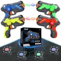 Huge Wave Shooting Tag Set for Kids, Teens & Adults, Infrared Toy Set of 4 Shooting Tag Vest, Indoor and Outdoor Activities Toys, for All Ages Multiplayer Game Best Gift