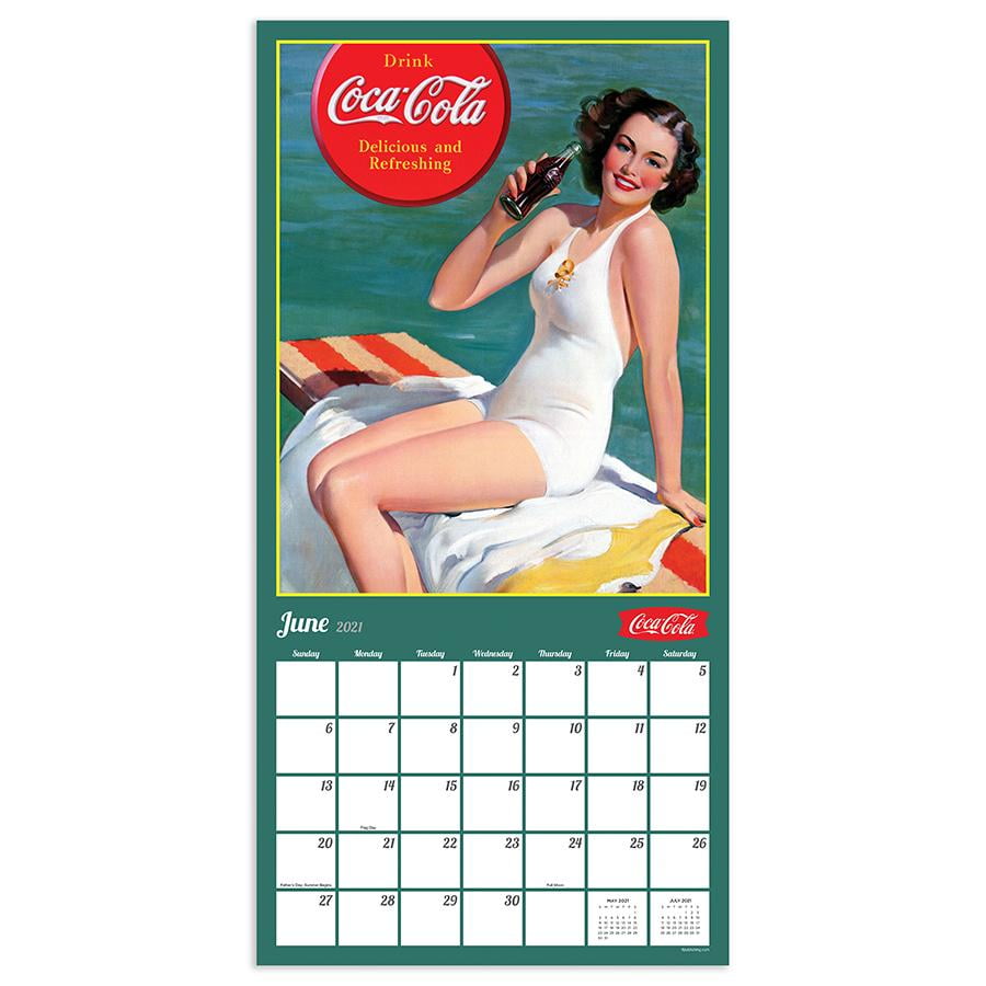 2021 Coca Cola Anytime Nostalgia Wall Calendar Walmart Canada coca cola kalender 2021