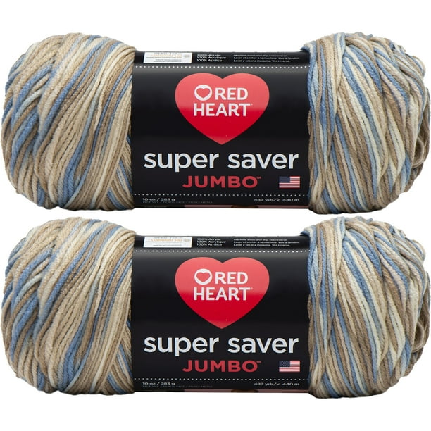 Red Heart Super Saver YarnMirage, Multipack Of 2