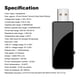 thumbnail image 4 of Tester USB Batería eléctrica LCD Pantalla digital Detector de cargador Teléfono móvil Detector Multímetro Multímetro Multímetro Negro seitruly EL015335-01B, 4 of 7