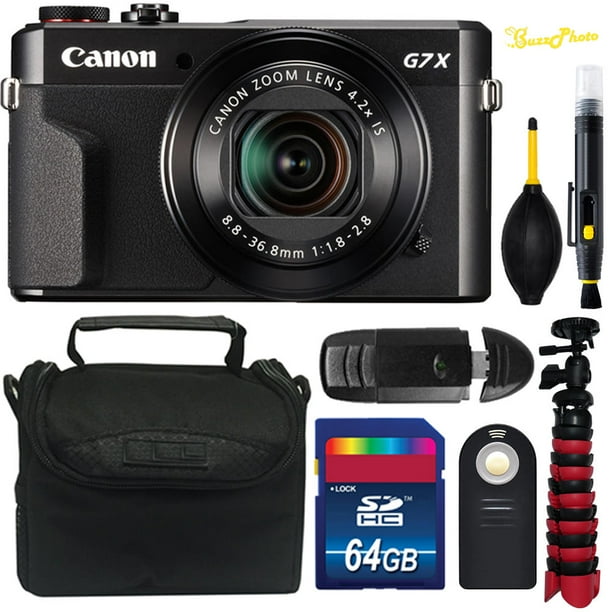 Canon PowerShot G7 X Mark II Digital Camera with BuzzPhoto Basic