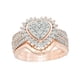 thumbnail image 3 of Xihbxyly Anillo de Oro con Diamantes, Elegante Anillo de Moda, Elegante Joya de Aleación, Accesorio Versátil de Dos Piezas, Ideal para Bodas, Compromisos y Fiestas, Regalo Perfecto para Ella., 3 of 7