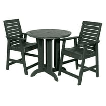 highwood® Eco-Friendly Weatherly 3pc Round Counter Dining Set