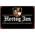 thumbnail image 3 of 1 cartel retro de cerveza para decoración del hogar, placa de metal vintage con diseño de Duke Jan, placa de metal para bar o pub, decoración de pared para habitación, 3 of 5