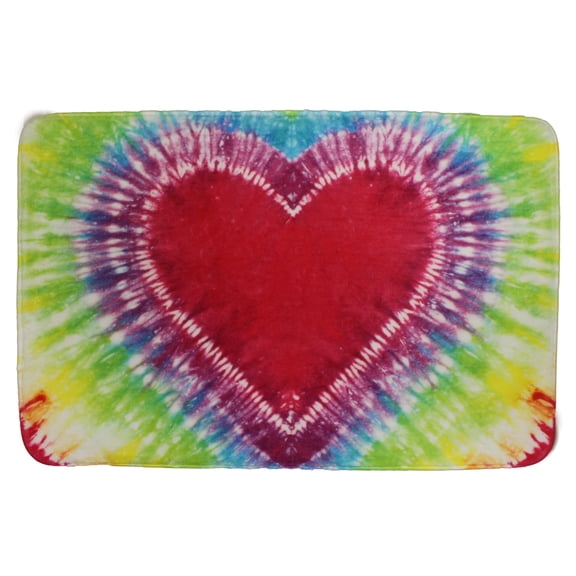 GILBIN'S Super Soft and Comfy Floor Mat Bunk Camp Floor Mats (Pink Love Tie Dye )