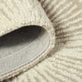thumbnail image 6 of NICOLE MILLER NEW YORK Kendall Slinky Geo Handcrafted Area Rug, 100% Wool Rug, Taupe, 5'x7’, 6 of 9
